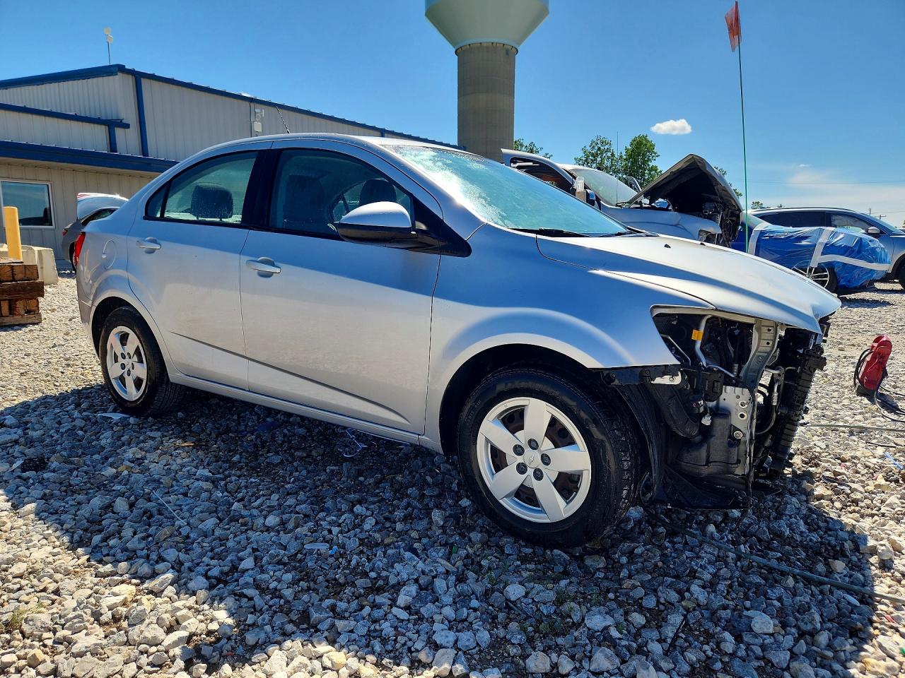 2013 Chevrolet Sonic Ls Silver vin: 1G1JA5SHXD4132613