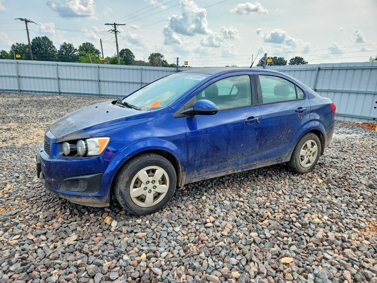 2013 Chevrolet Sonic Ls Blue vin: 1G1JA5SHXD4238415