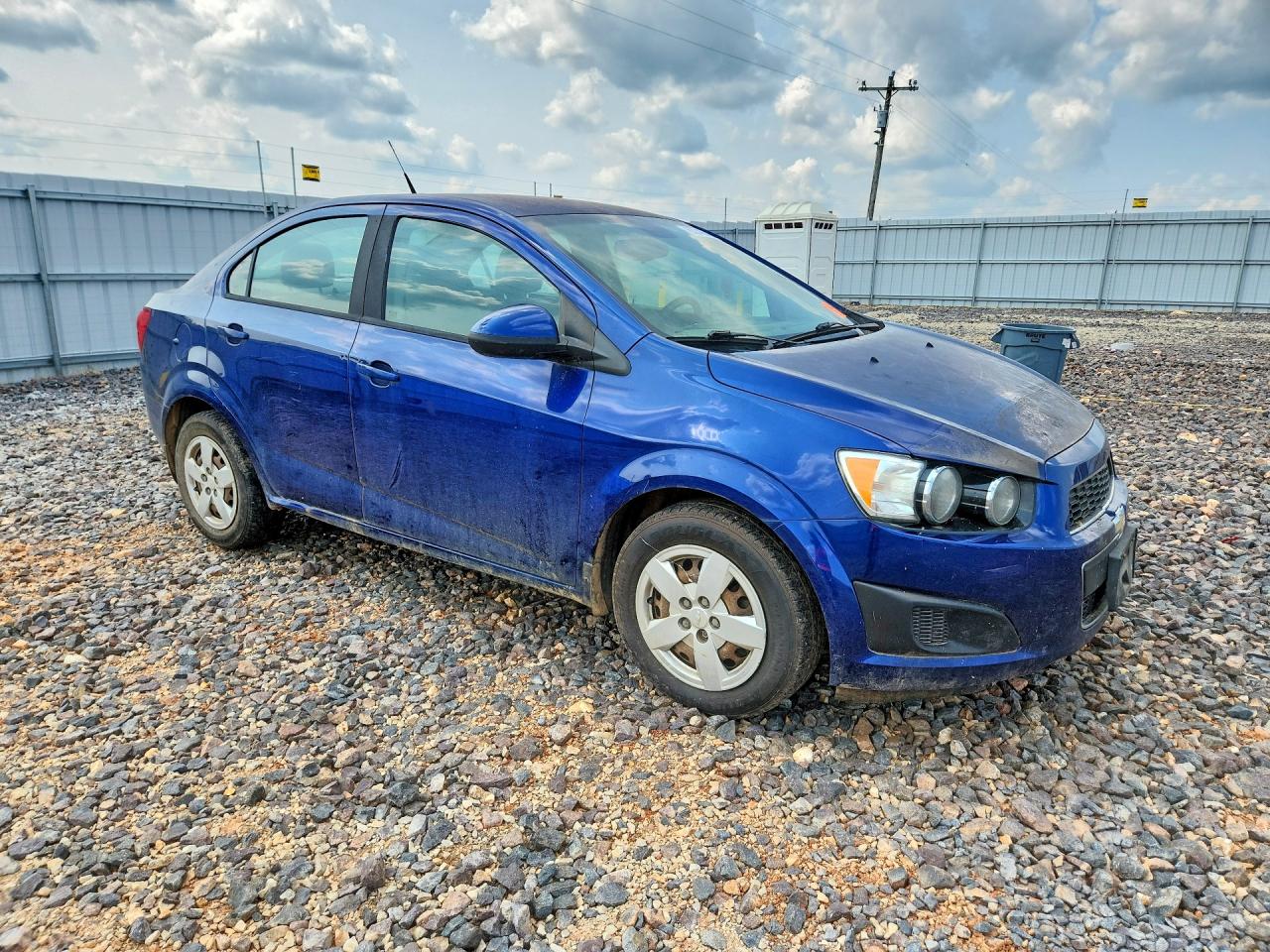 2013 Chevrolet Sonic Ls Blue vin: 1G1JA5SHXD4238415