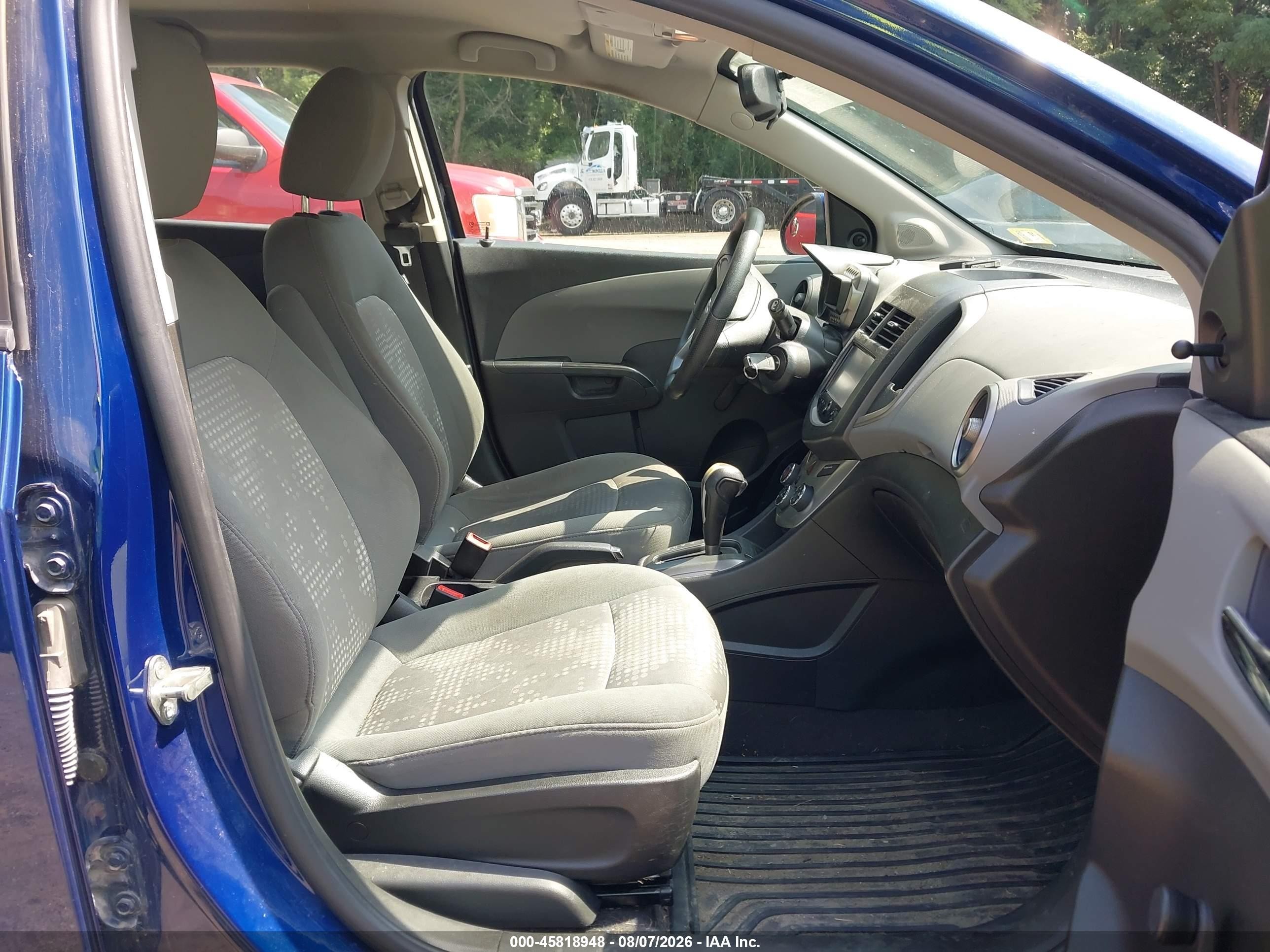 2014 Chevrolet Sonic Ls Auto Blue vin: 1G1JA6SG1E4185666