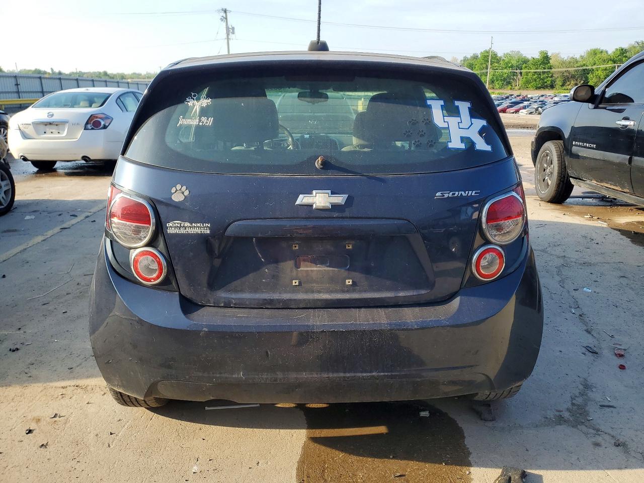 2015 Chevrolet Sonic Ls Blue vin: 1G1JA6SH0F4169484
