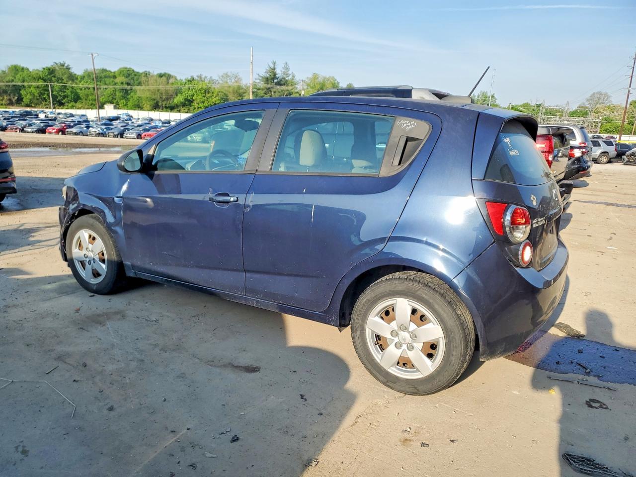 2015 Chevrolet Sonic Ls Blue vin: 1G1JA6SH0F4169484