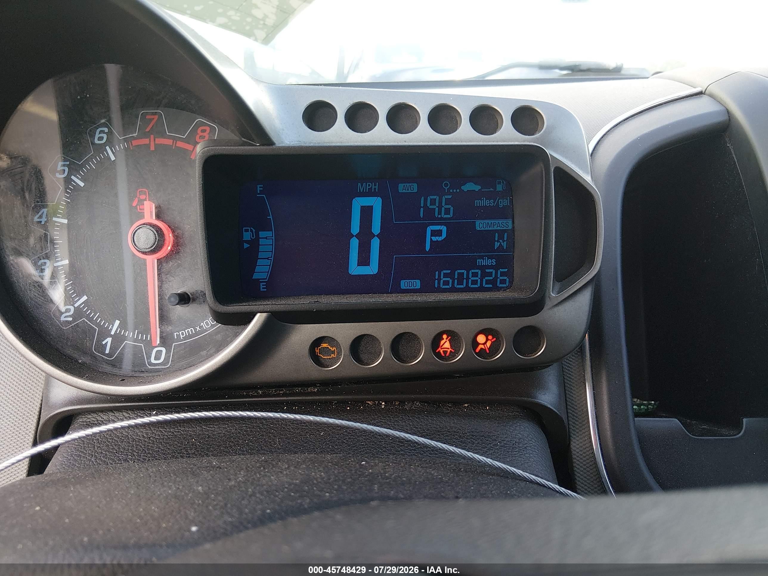 2013 Chevrolet Sonic Ls Auto White vin: 1G1JA6SH1D4131176