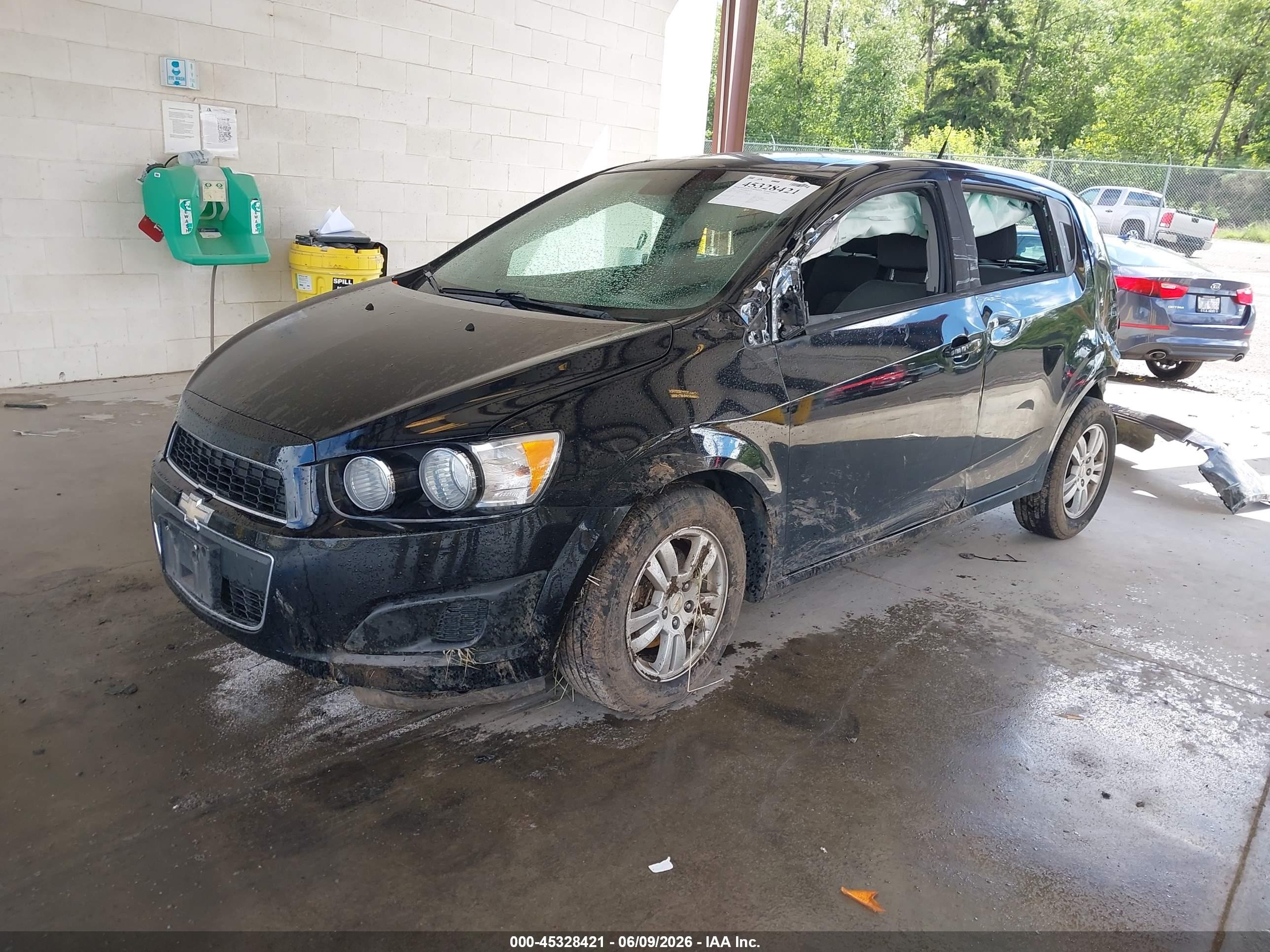 2012 Chevrolet Sonic 2ls Black vin: 1G1JA6SH2C4111629