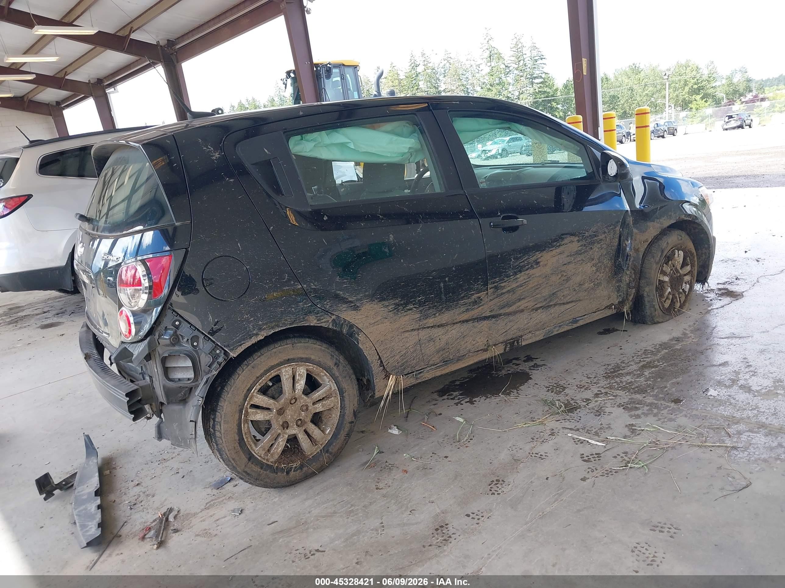 2012 Chevrolet Sonic 2ls Black vin: 1G1JA6SH2C4111629
