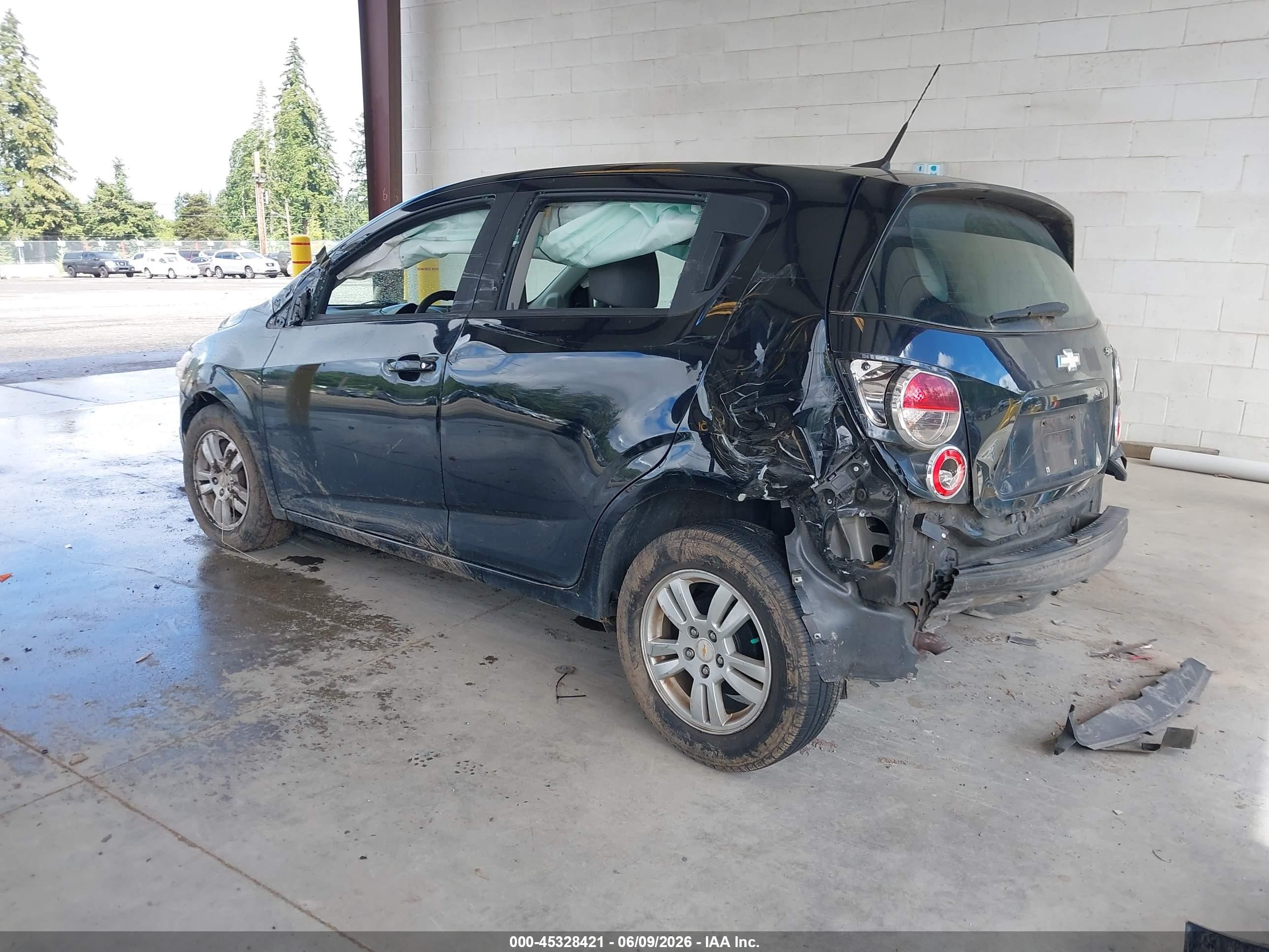 2012 Chevrolet Sonic 2ls Black vin: 1G1JA6SH2C4111629