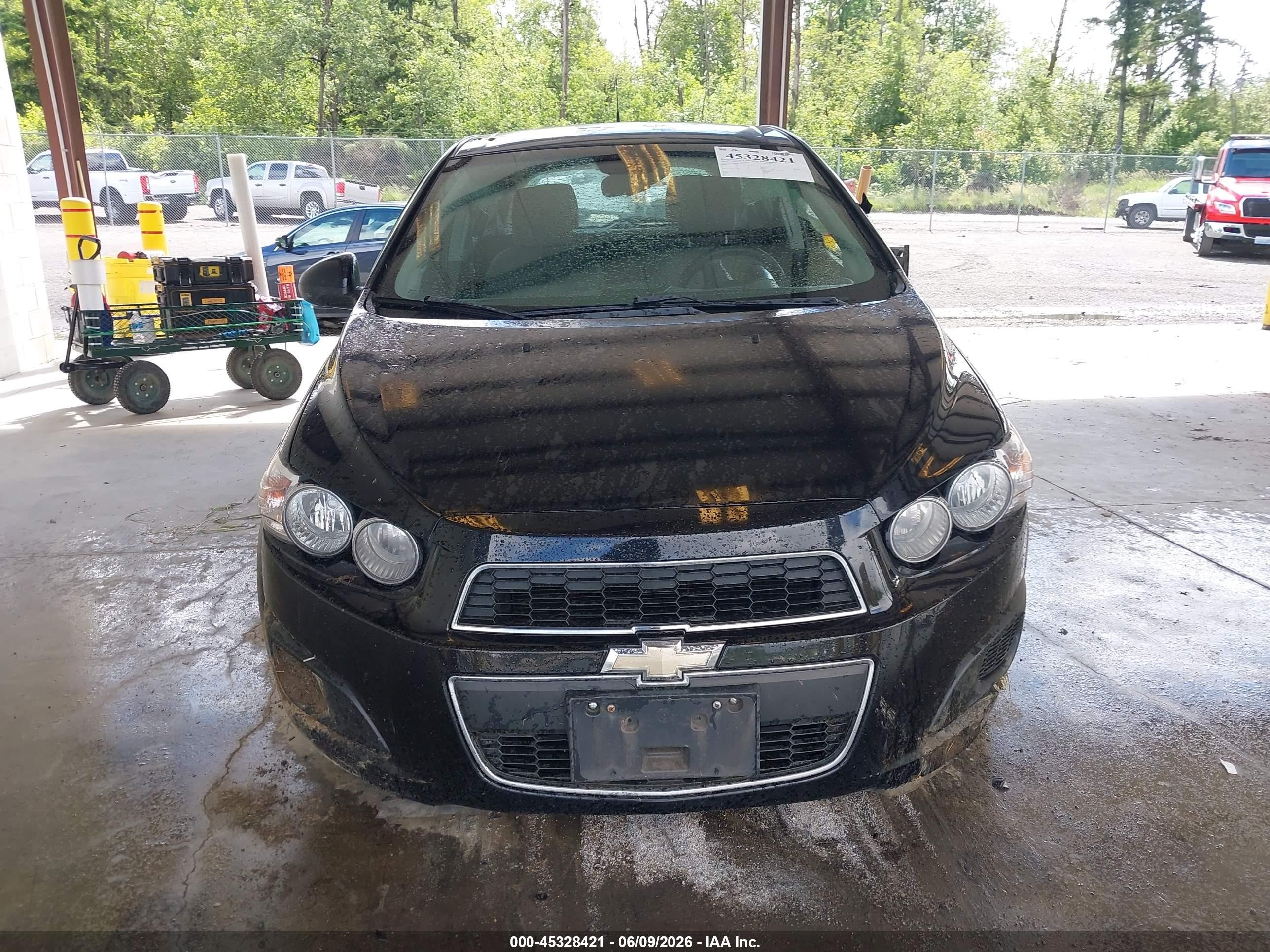 2012 Chevrolet Sonic 2ls Black vin: 1G1JA6SH2C4111629