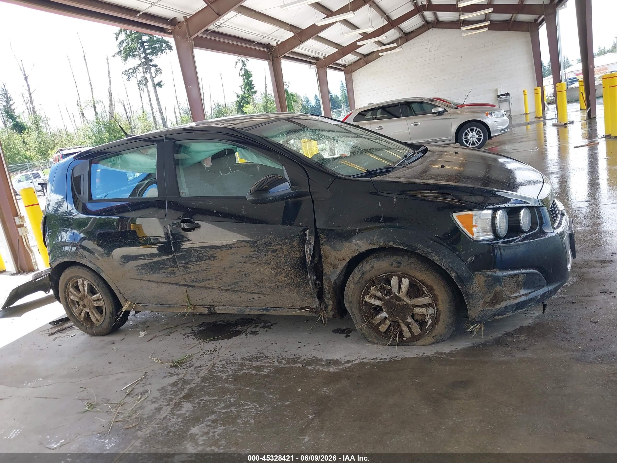 2012 Chevrolet Sonic 2ls Black vin: 1G1JA6SH2C4111629