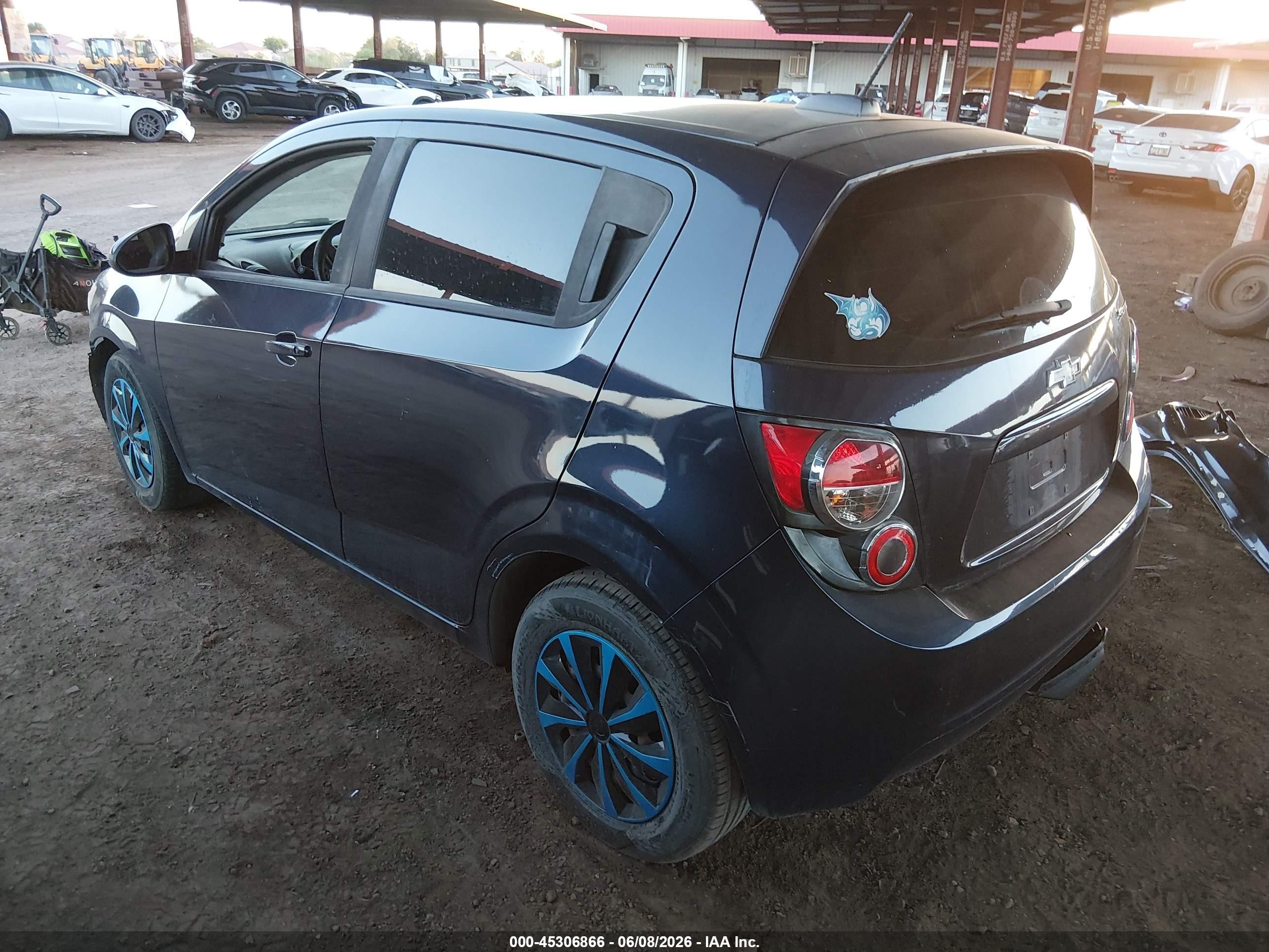 2015 Chevrolet Sonic Ls Auto Dark Blue vin: 1G1JA6SH2F4151536
