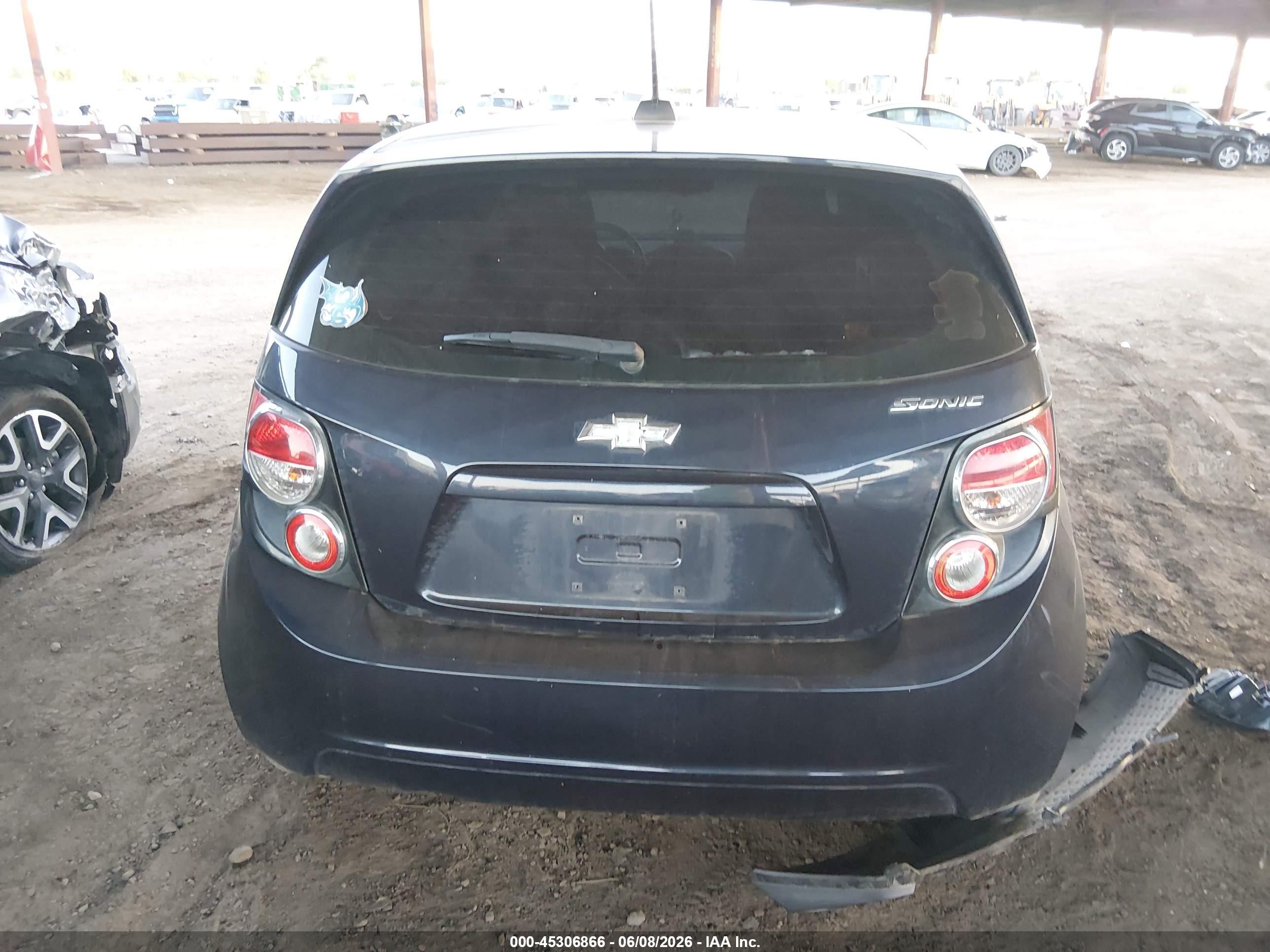 2015 Chevrolet Sonic Ls Auto Dark Blue vin: 1G1JA6SH2F4151536