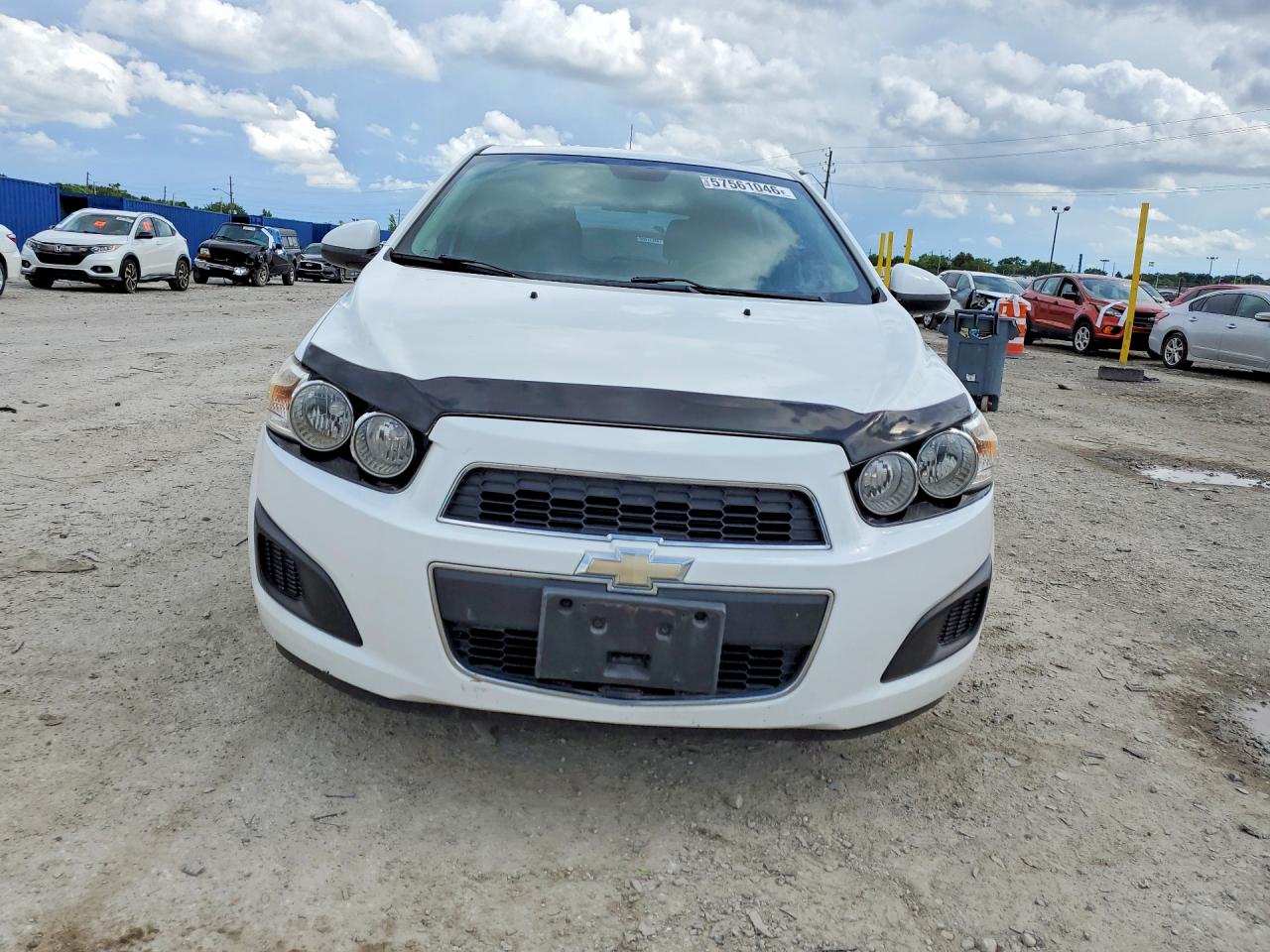 2013 Chevrolet Sonic Ls Белый vin: 1G1JA6SH5D4150555