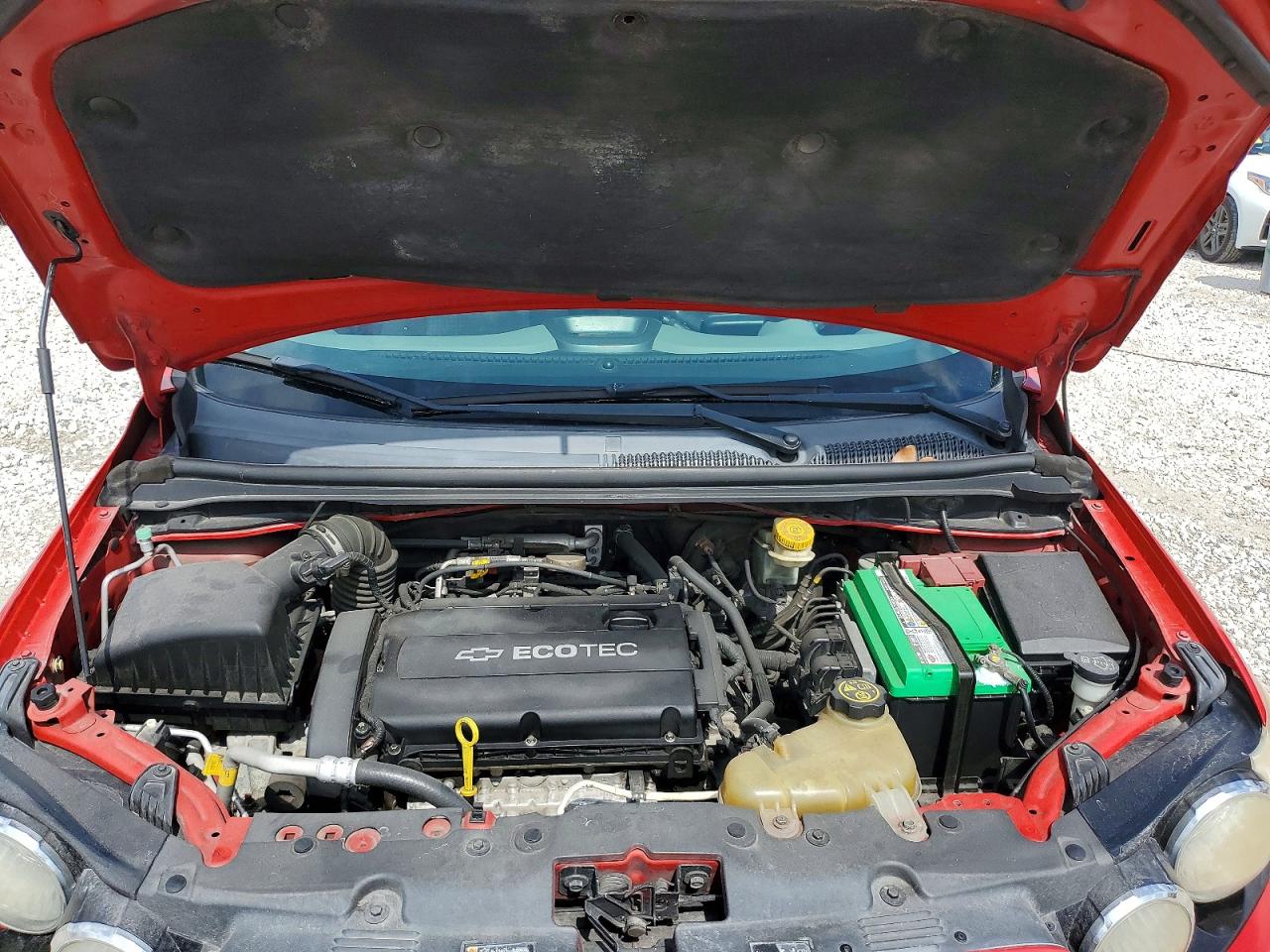 2012 Chevrolet Sonic Ls Red vin: 1G1JA6SH6C4209675