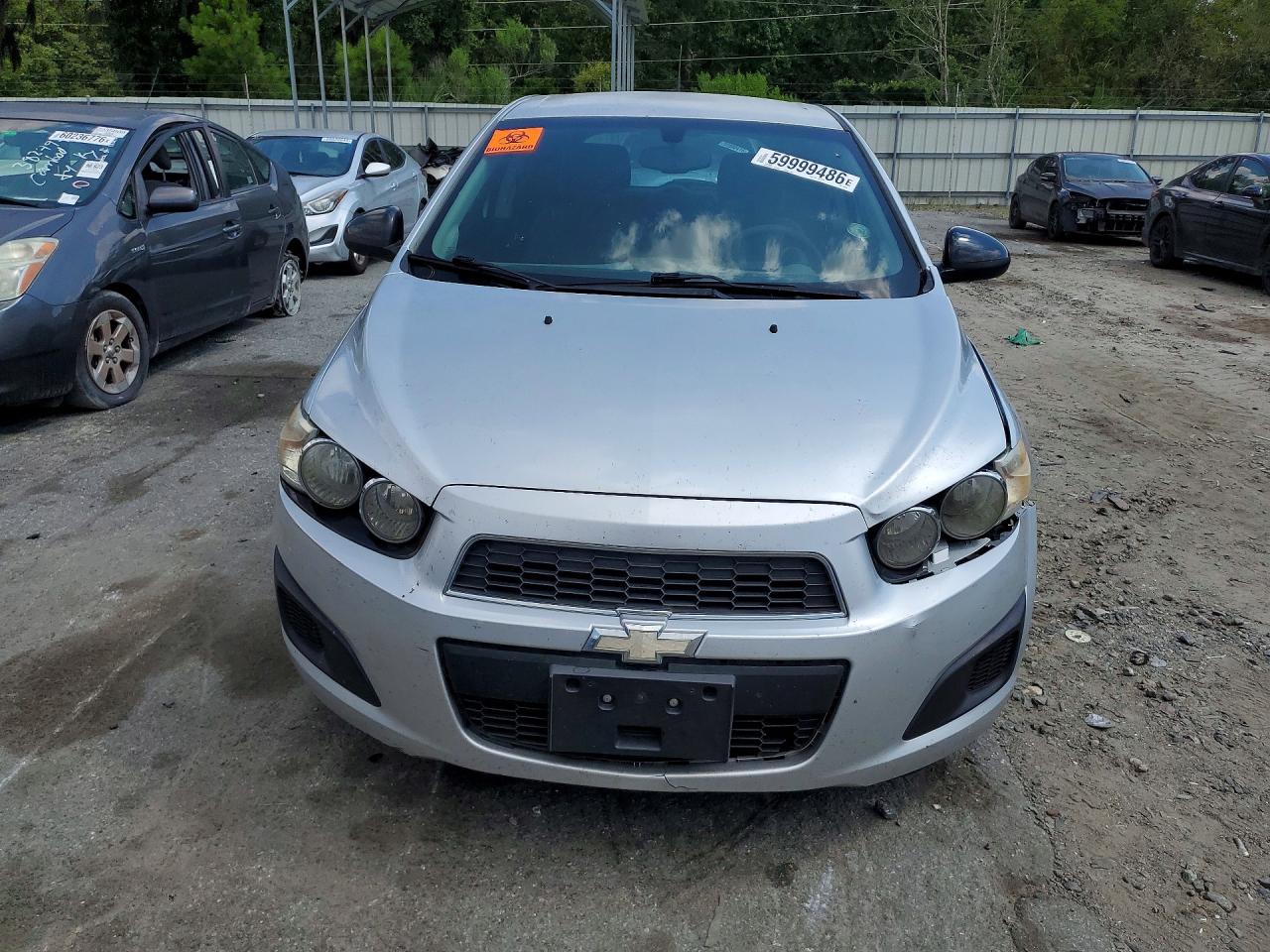 2014 Chevrolet Sonic Ls Silver vin: 1G1JA6SH6E4112494