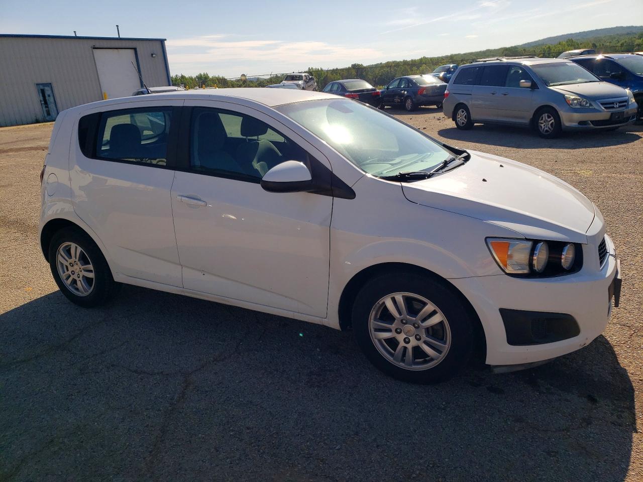 2012 Chev Sonic White vin: 1G1JA6SH8C4162830