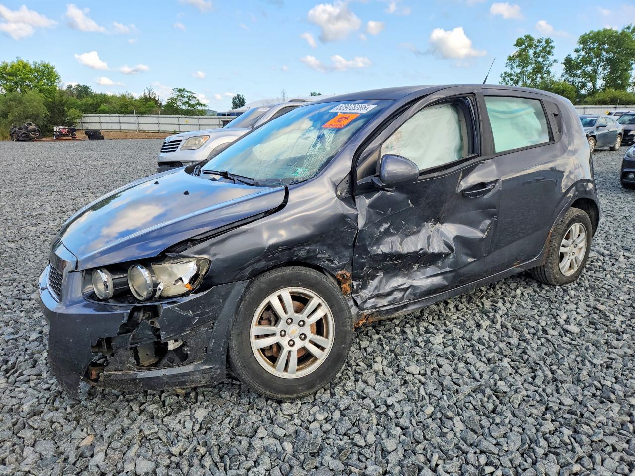 2012 Chevrolet Sonic Ls Gray vin: 1G1JA6SH8C4195150