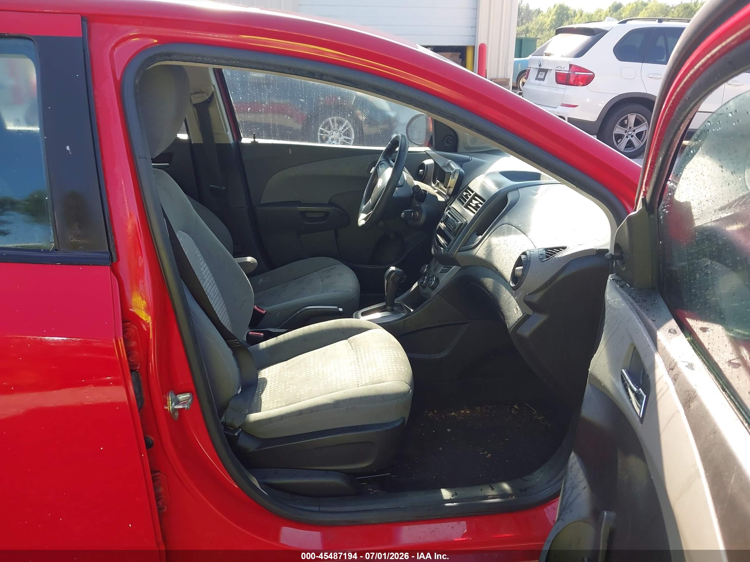 2012 Chevrolet Sonic 2ls Красный vin: 1G1JA6SH9C4119131