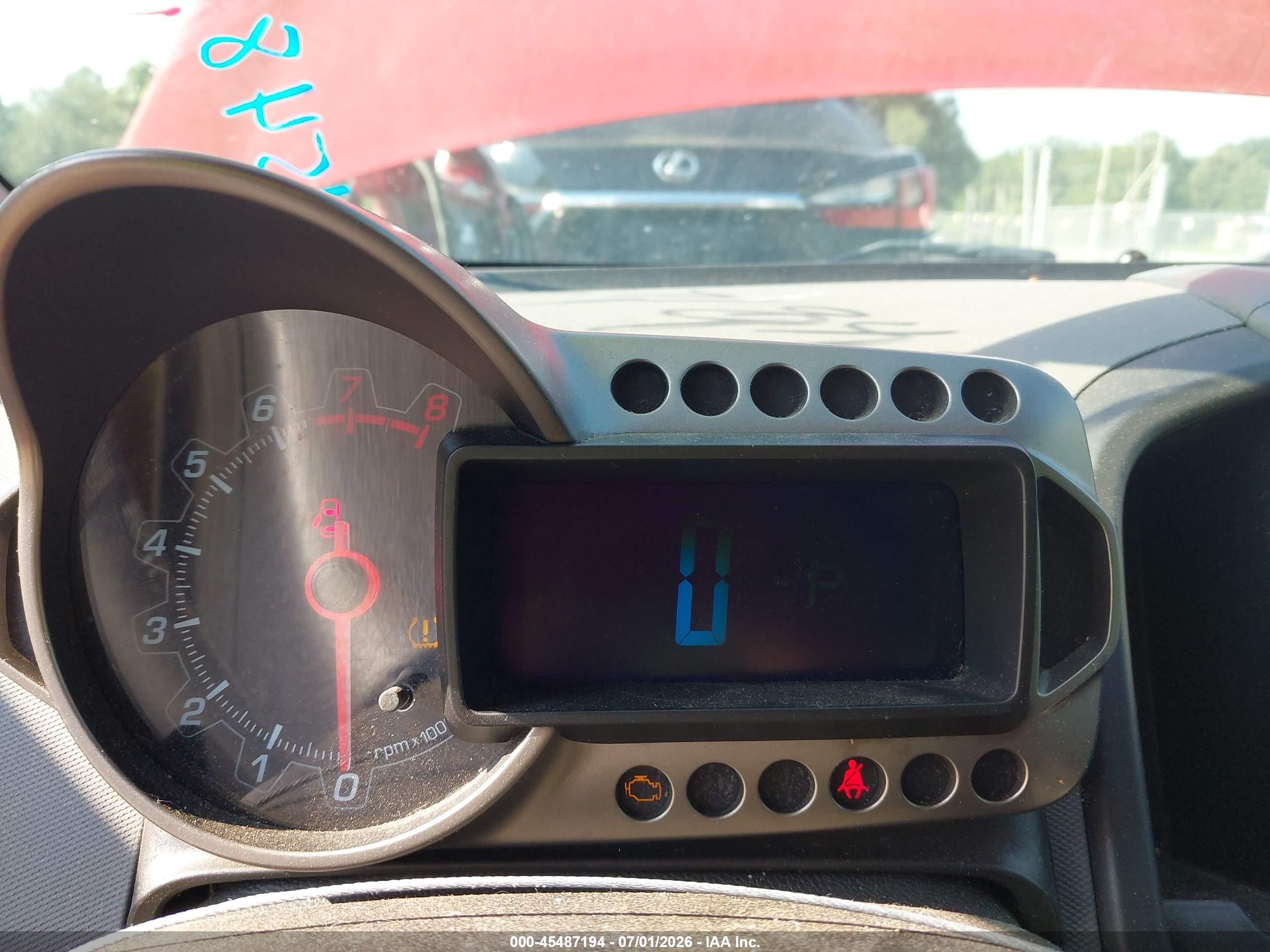 2012 Chevrolet Sonic 2ls Красный vin: 1G1JA6SH9C4119131