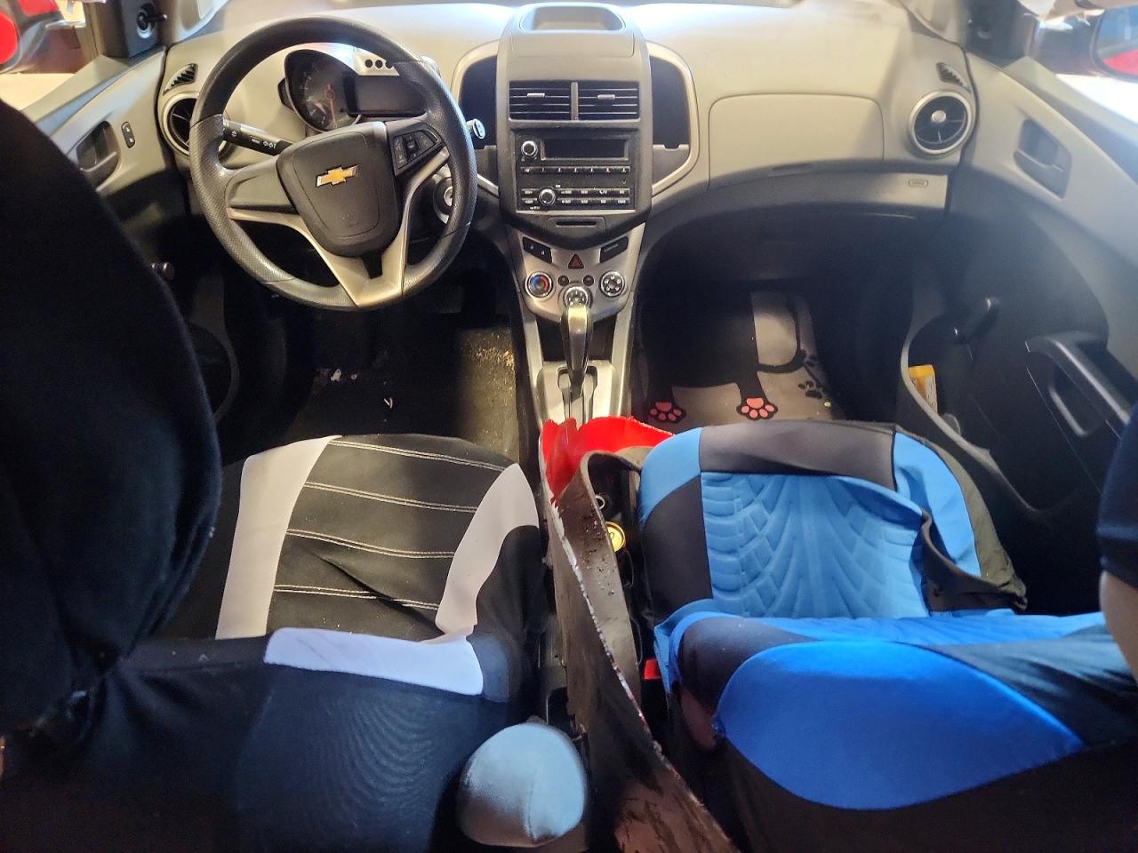 2015 Chevrolet Sonic Ls Red vin: 1G1JA6SH9F4196375