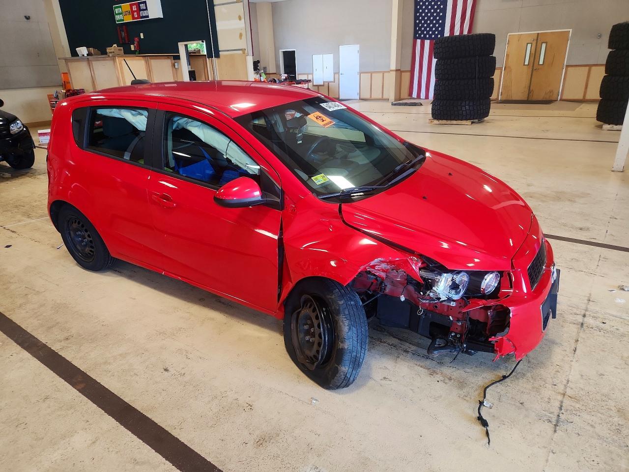 2015 Chevrolet Sonic Ls Red vin: 1G1JA6SH9F4196375