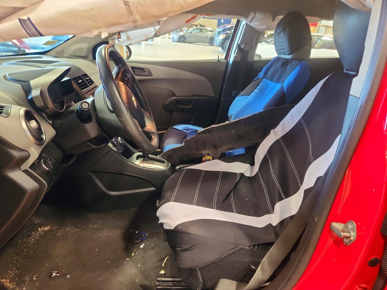 2015 Chevrolet Sonic Ls Red vin: 1G1JA6SH9F4196375