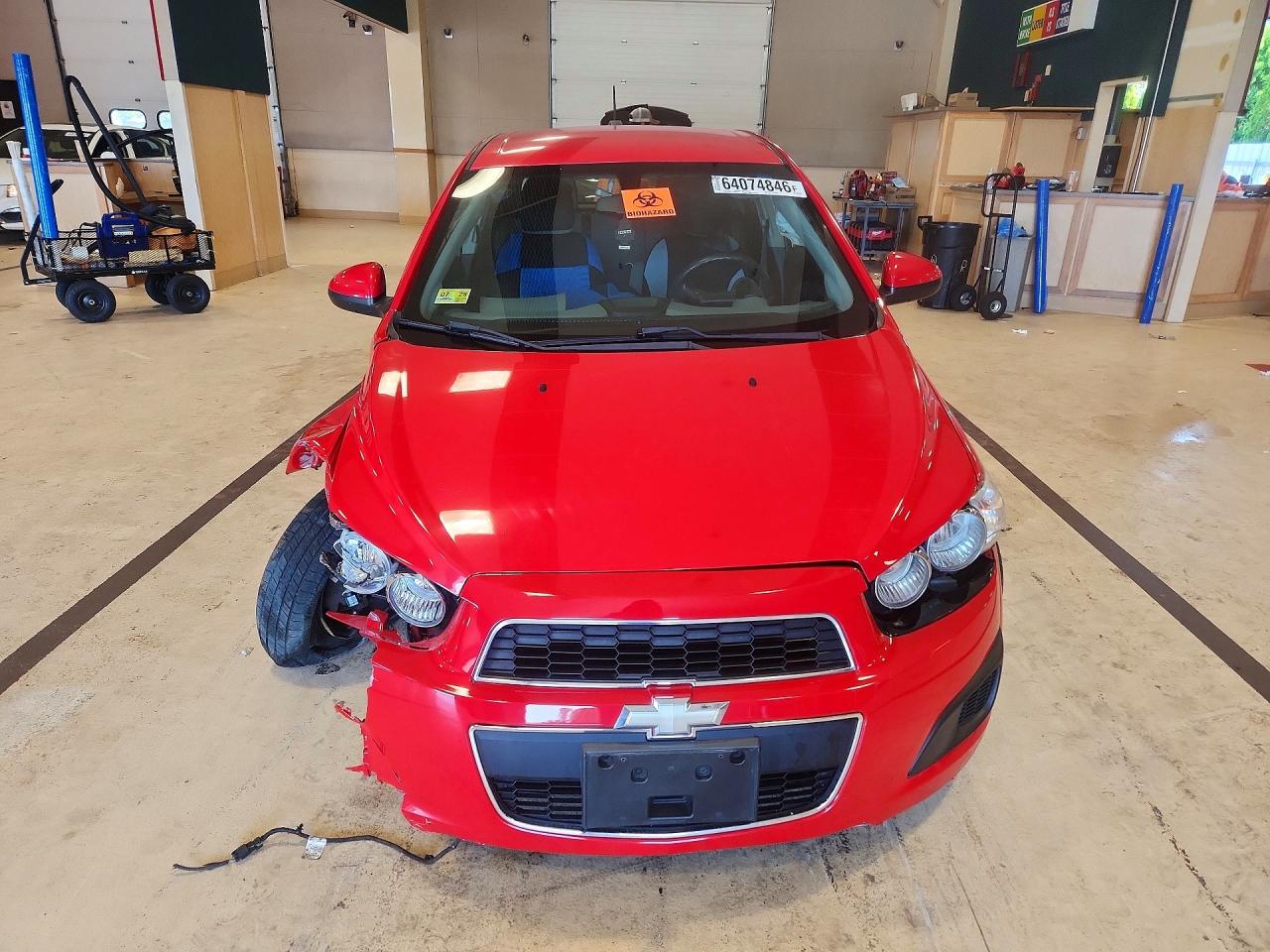 2015 Chevrolet Sonic Ls Red vin: 1G1JA6SH9F4196375