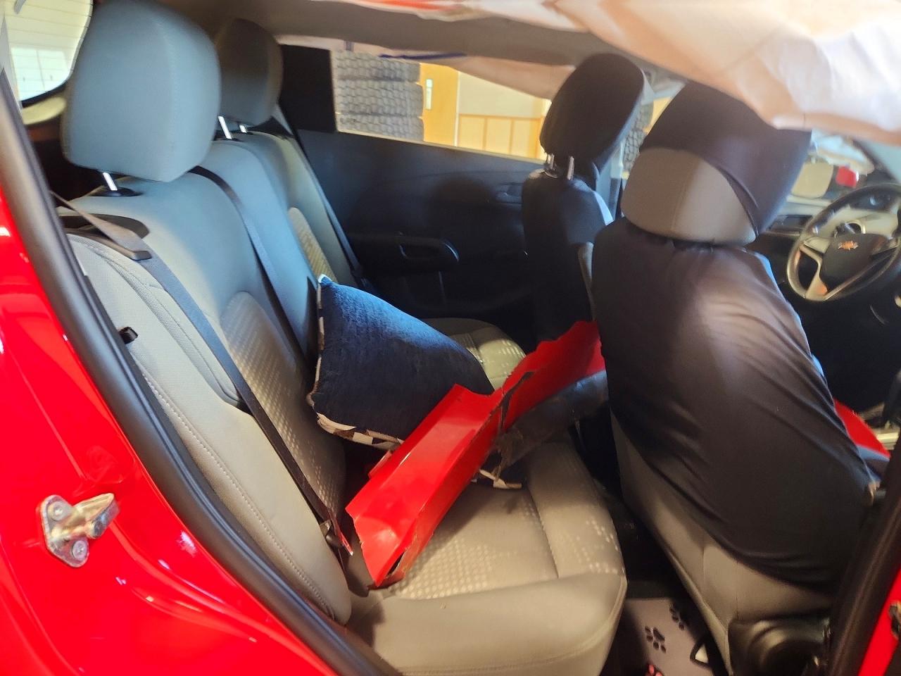 2015 Chevrolet Sonic Ls Red vin: 1G1JA6SH9F4196375