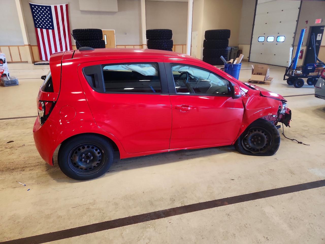 2015 Chevrolet Sonic Ls Red vin: 1G1JA6SH9F4196375