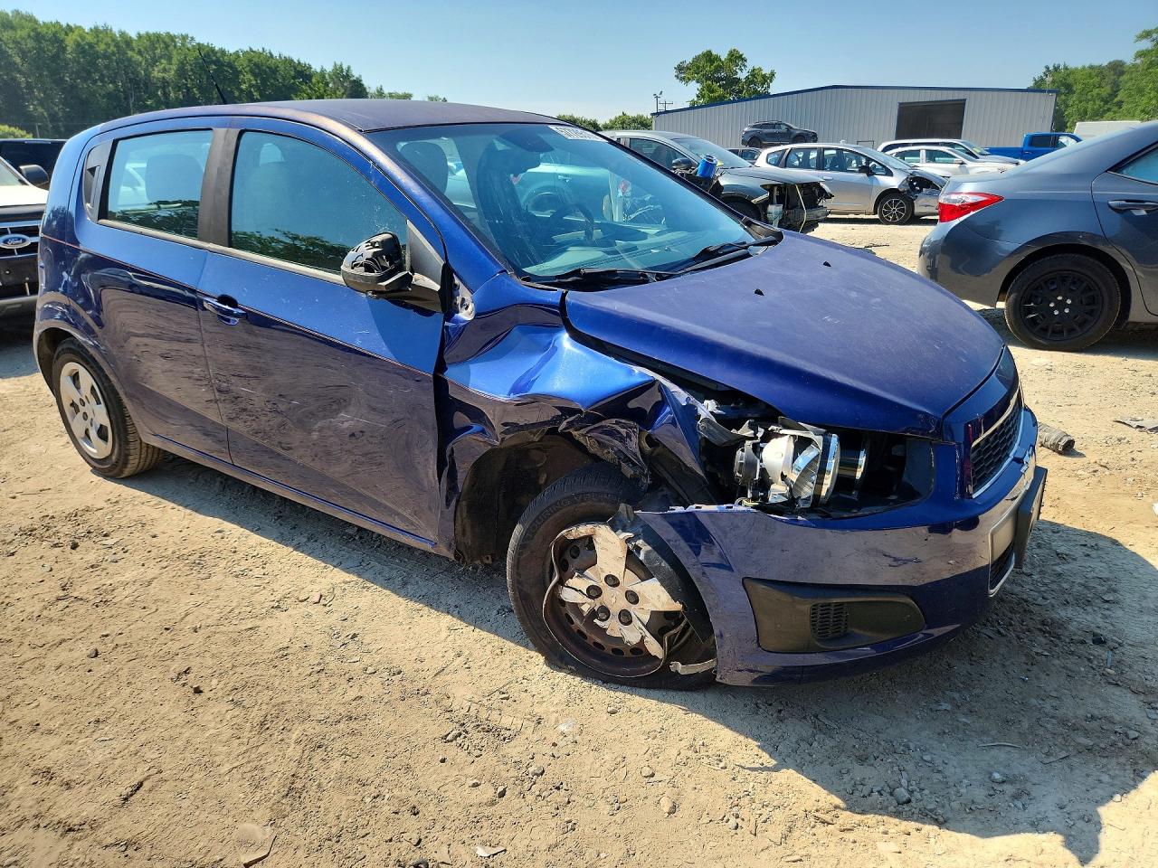 2013 Chevrolet Sonic Ls Синий vin: 1G1JA6SHXD4127031