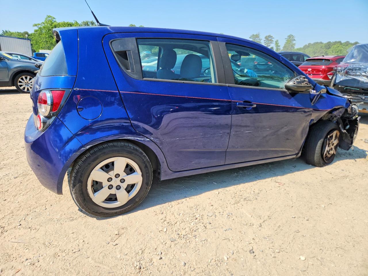 2013 Chevrolet Sonic Ls Синий vin: 1G1JA6SHXD4127031