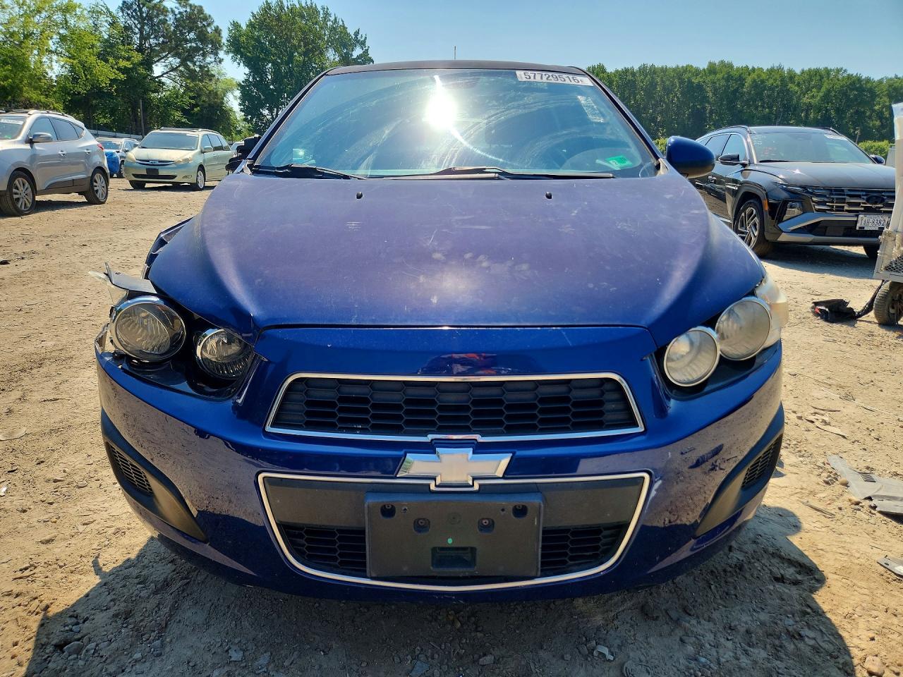 2013 Chevrolet Sonic Ls Синий vin: 1G1JA6SHXD4127031