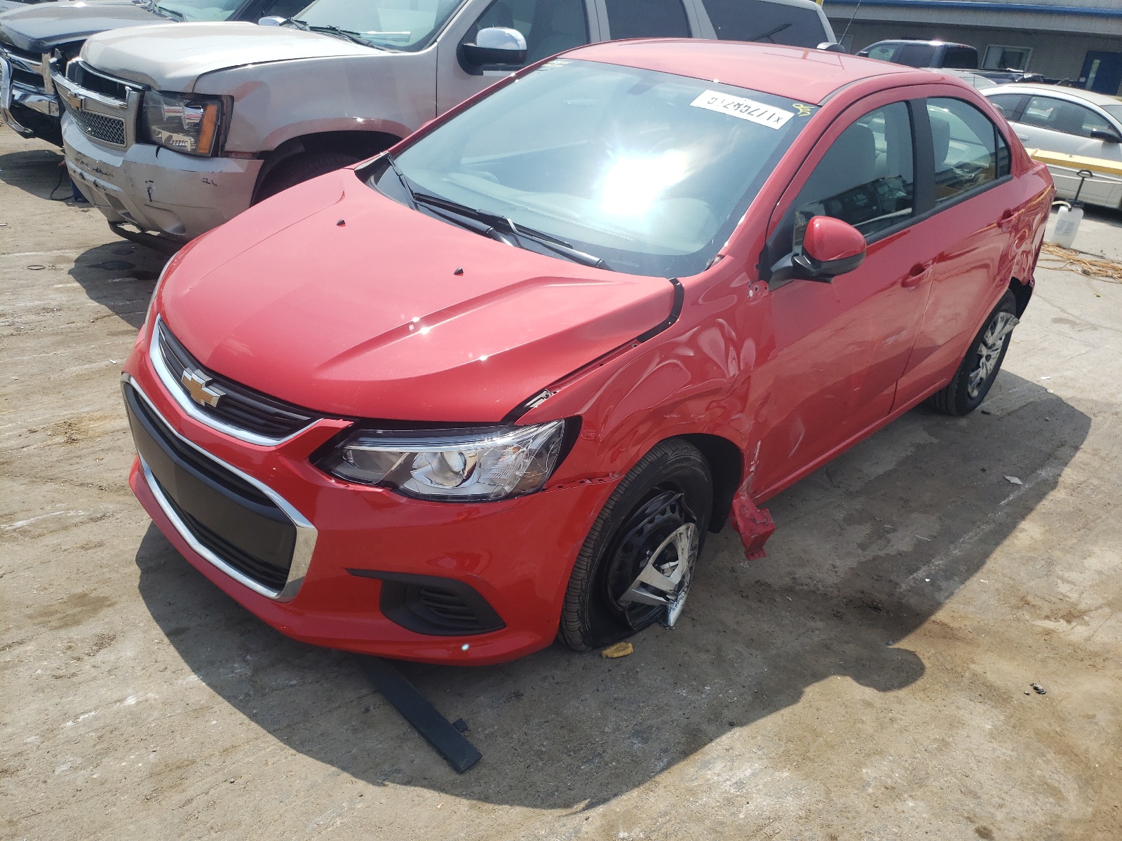 2020 Chevrolet Sonic Ls Red vin: 1G1JB5SB2L4142625