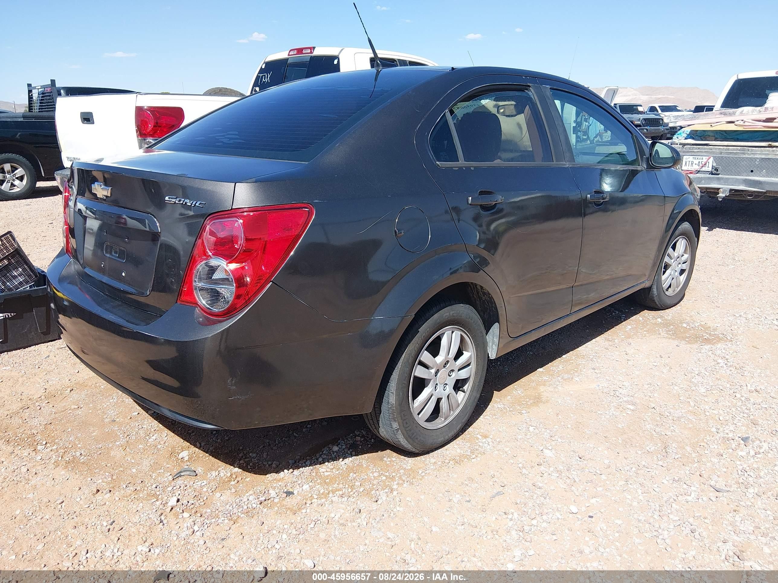 2014 Chevrolet Sonic Ls Manual Gray vin: 1G1JB5SH1E4159231