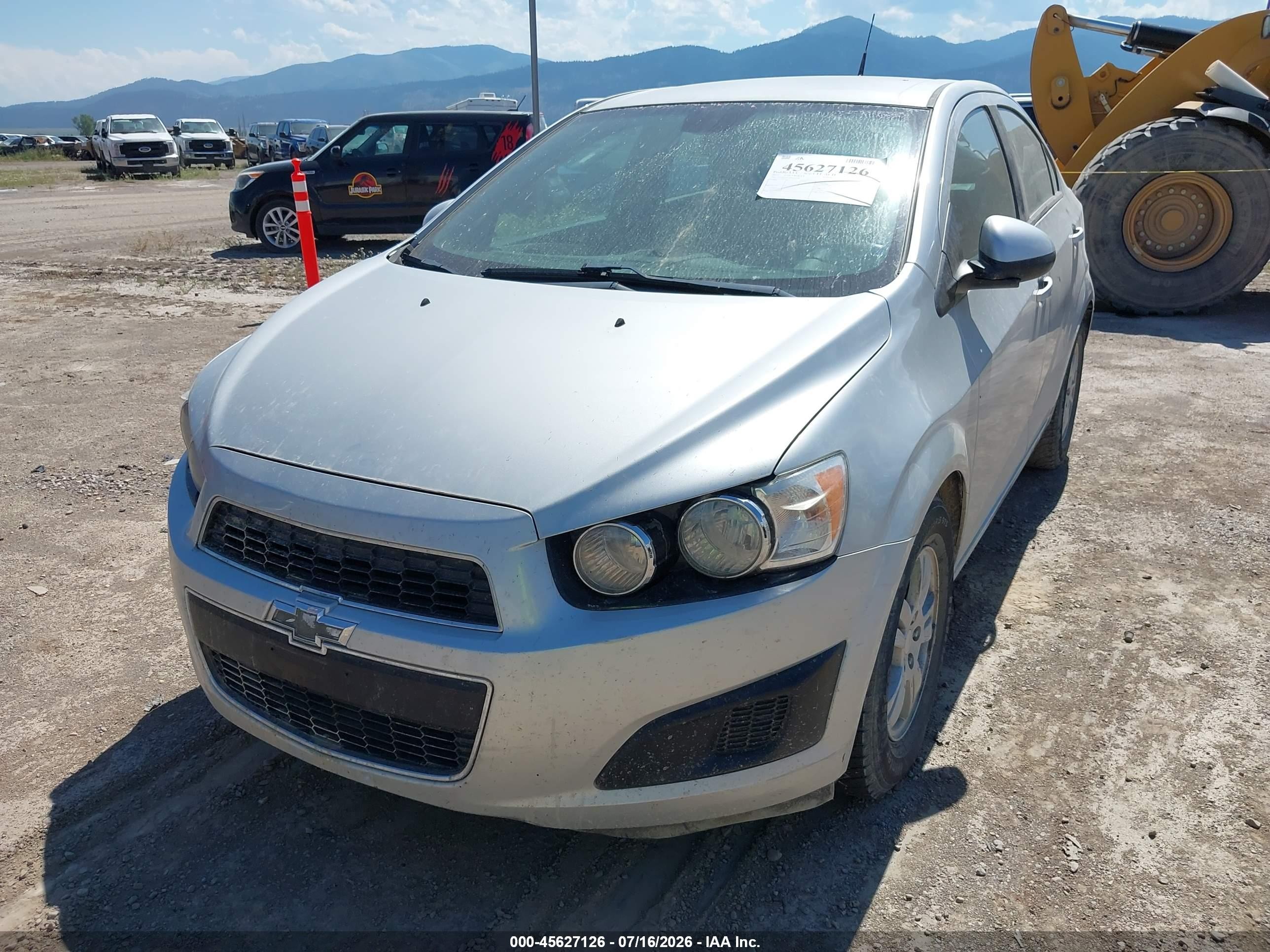 2012 Chevrolet Sonic 1ls Silver vin: 1G1JB5SH5C4116184