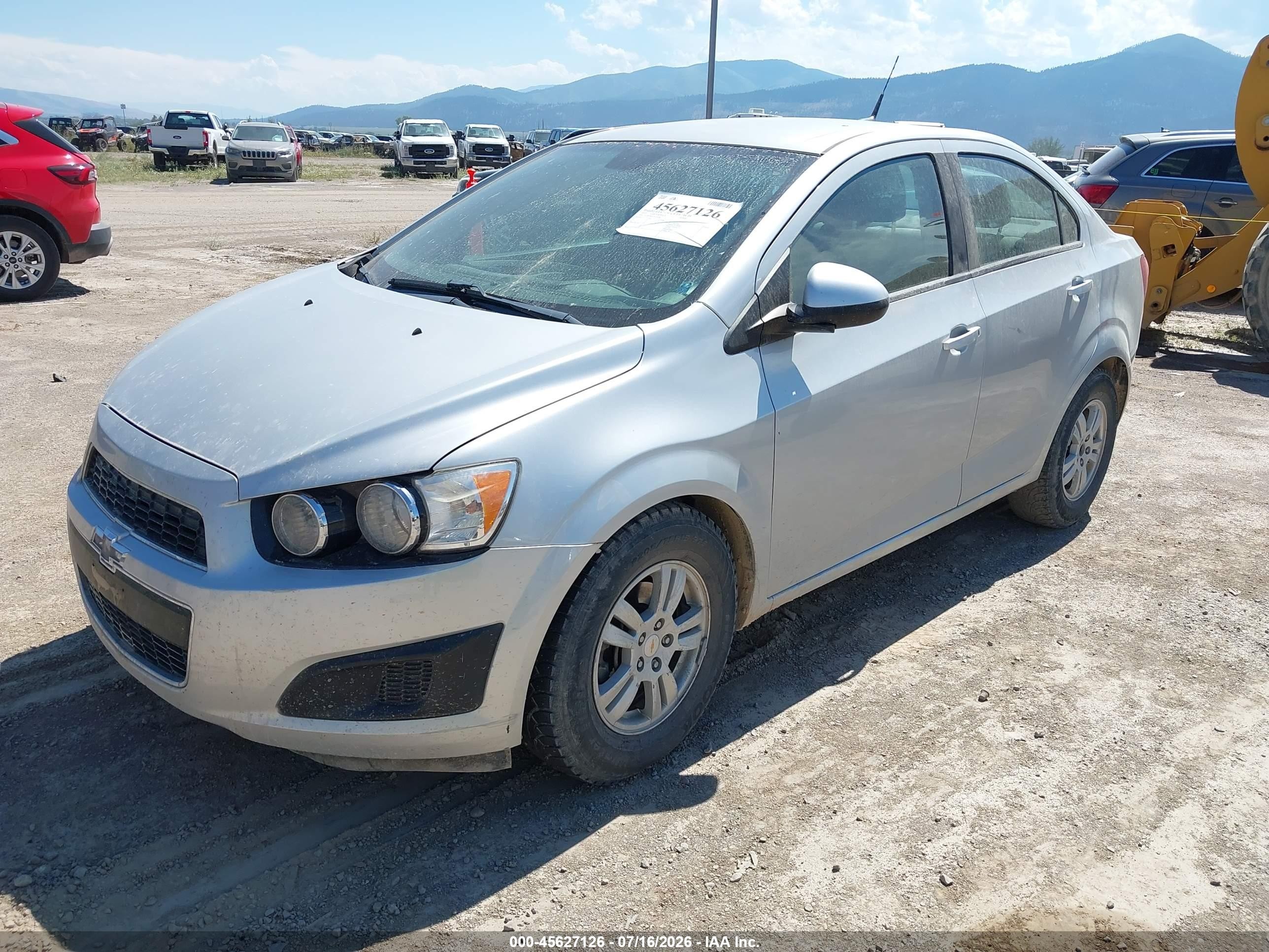 2012 Chevrolet Sonic 1ls Silver vin: 1G1JB5SH5C4116184