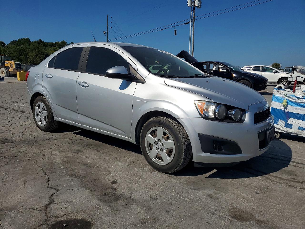 2014 Chevrolet Sonic Ls Silver vin: 1G1JB5SH5E4127947