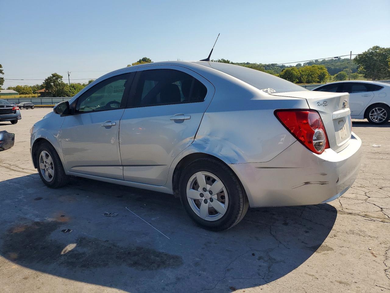 2014 Chevrolet Sonic Ls Silver vin: 1G1JB5SH5E4127947