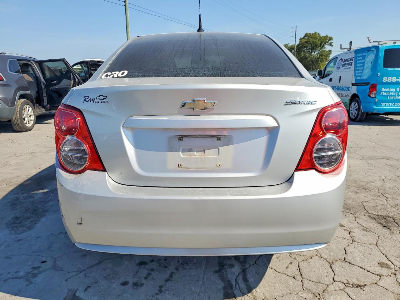 2014 Chevrolet Sonic Ls Silver vin: 1G1JB5SH5E4127947