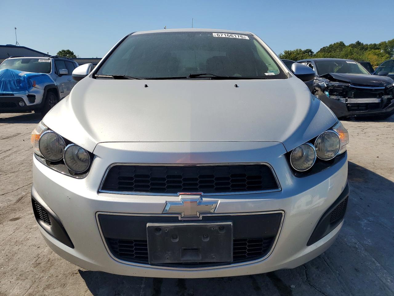 2014 Chevrolet Sonic Ls Silver vin: 1G1JB5SH5E4127947