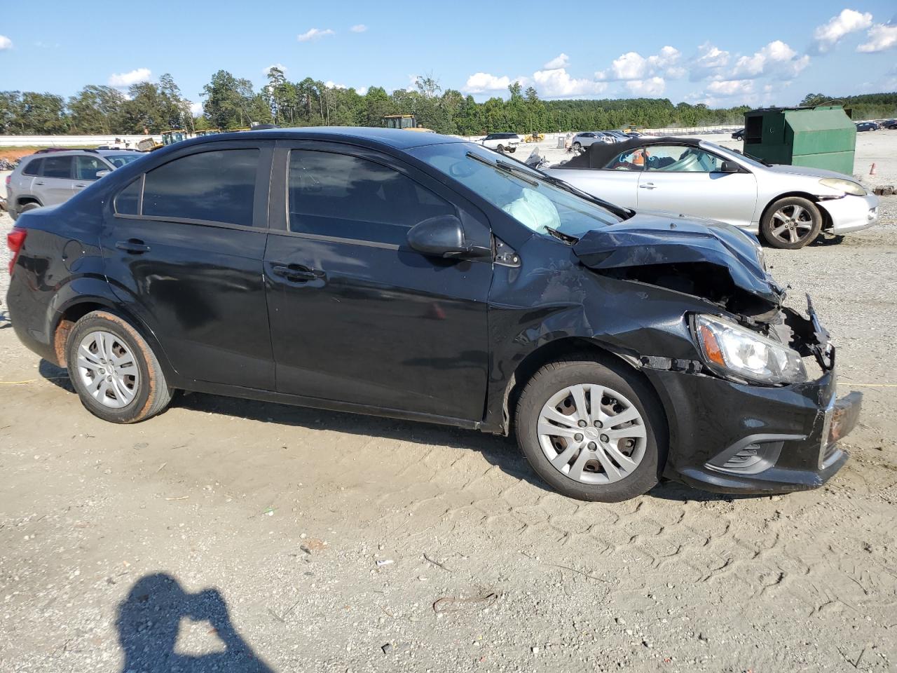 2018 Chevrolet Sonic Ls Черный vin: 1G1JB5SH5J4128302