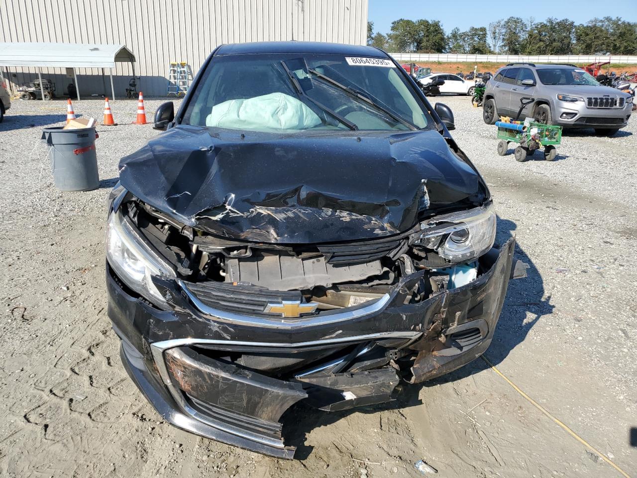 2018 Chevrolet Sonic Ls Черный vin: 1G1JB5SH5J4128302