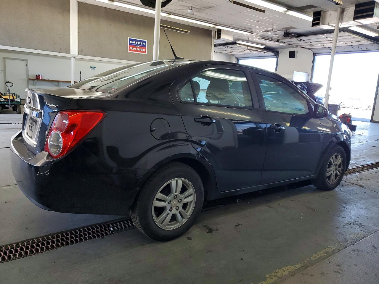 2012 Chevrolet Sonic Ls Black vin: 1G1JB5SH6C4187975