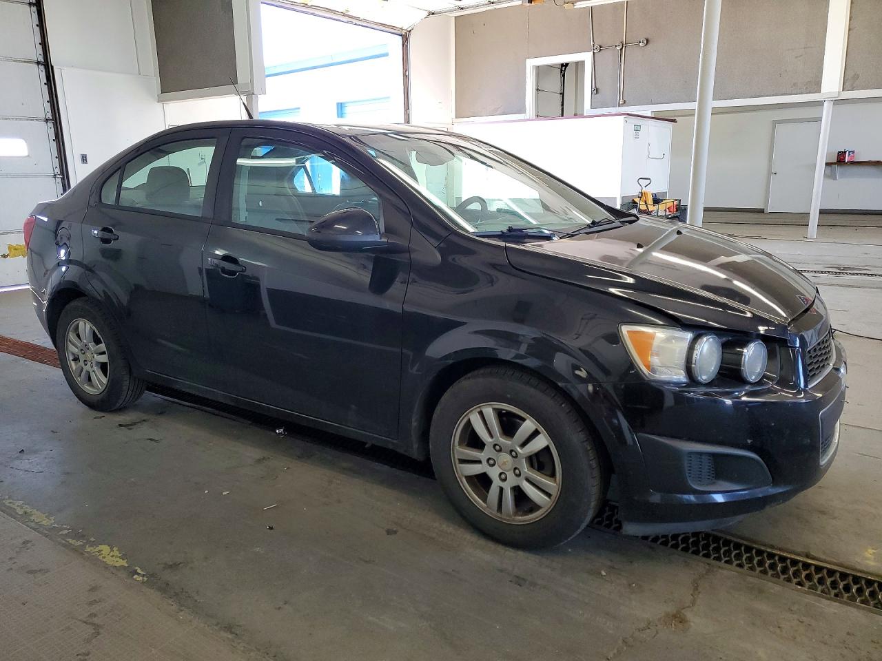 2012 Chevrolet Sonic Ls Black vin: 1G1JB5SH6C4187975