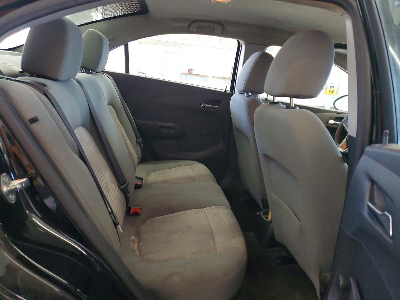 2012 Chevrolet Sonic Ls Black vin: 1G1JB5SH6C4187975