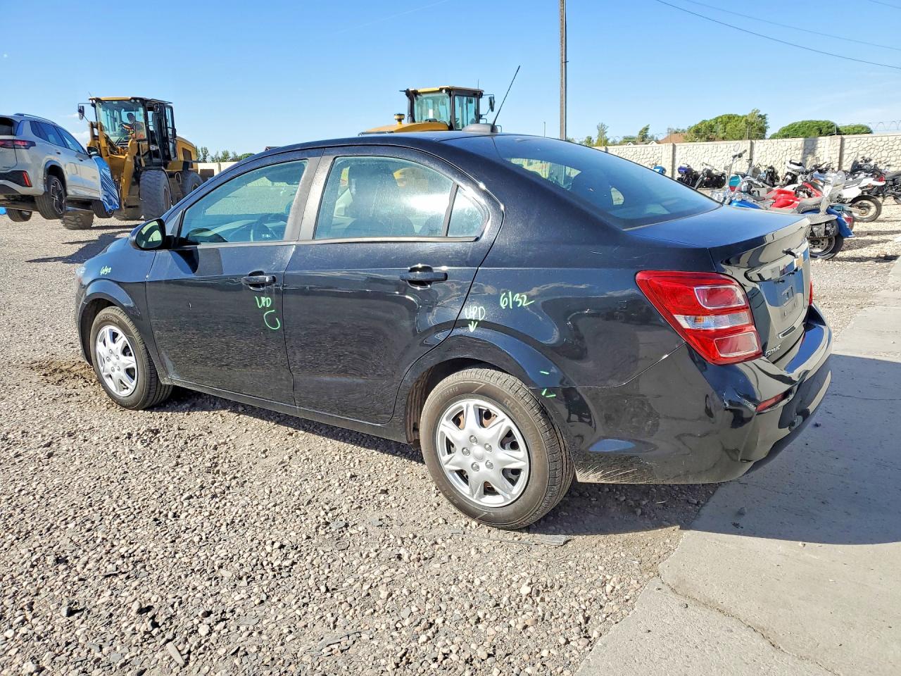2018 Chevrolet Sonic Ls Black vin: 1G1JB5SH6J4123187