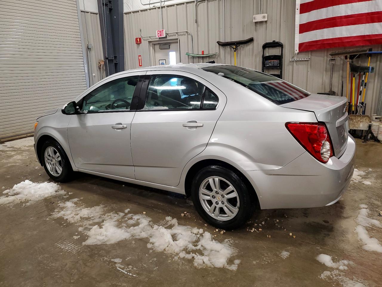 2012 Chevrolet Sonic Ls Серебряный vin: 1G1JB5SH7C4130278