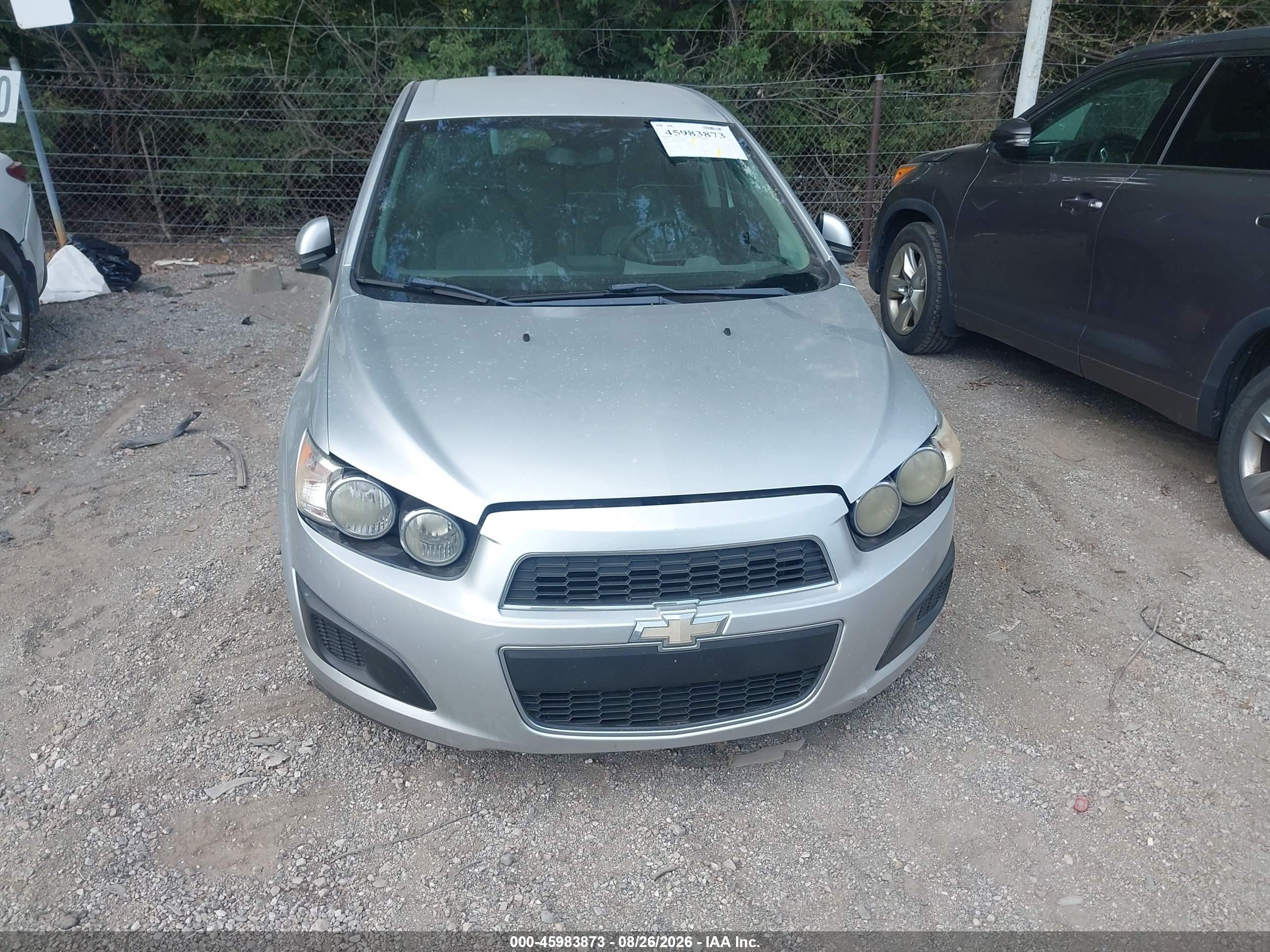 2012 Chevrolet Sonic 1ls Silver vin: 1G1JB6SH2C4113989