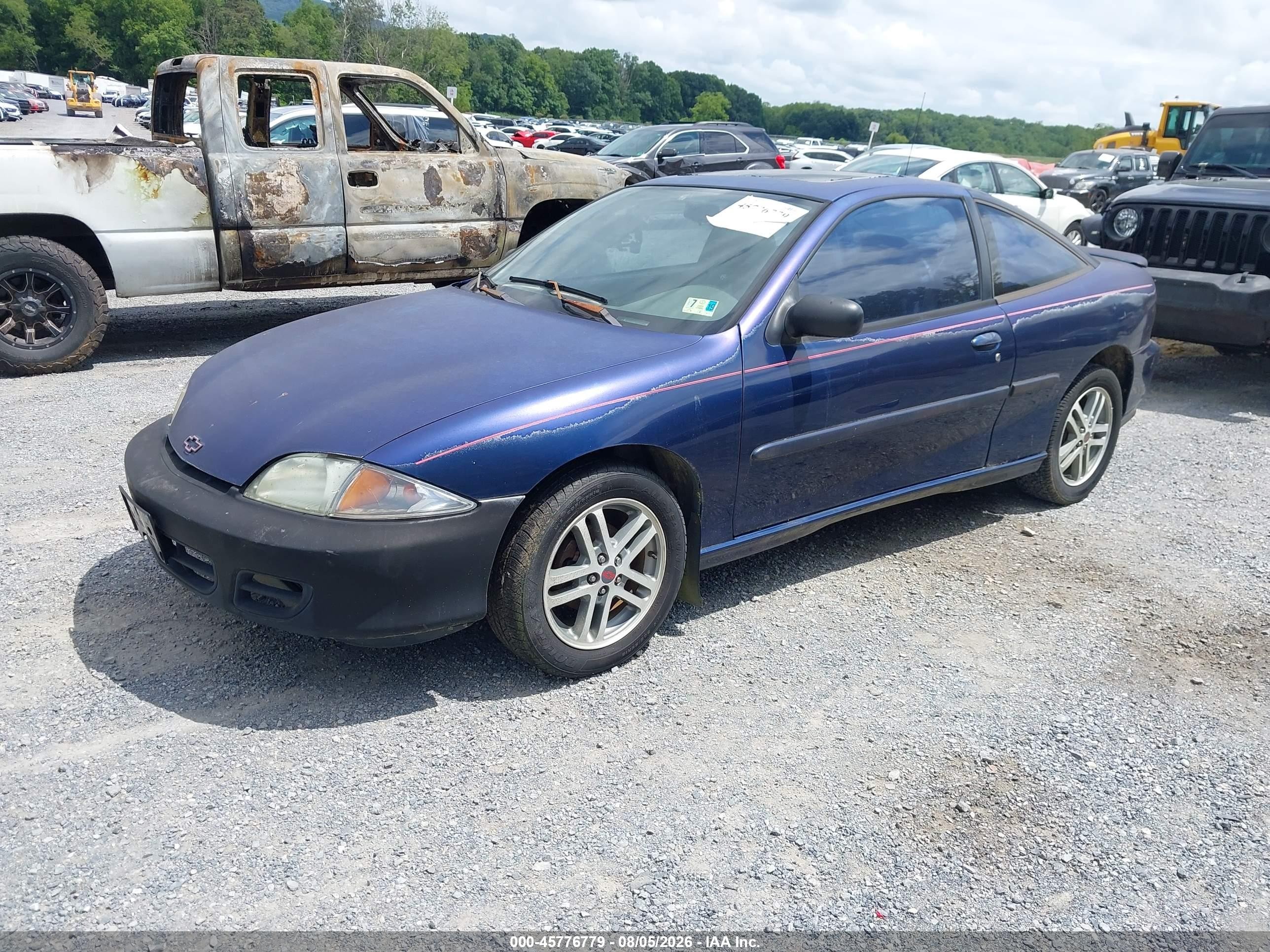 2002 Chevrolet Cavalier   Blue vin: 1G1JC124127293945
