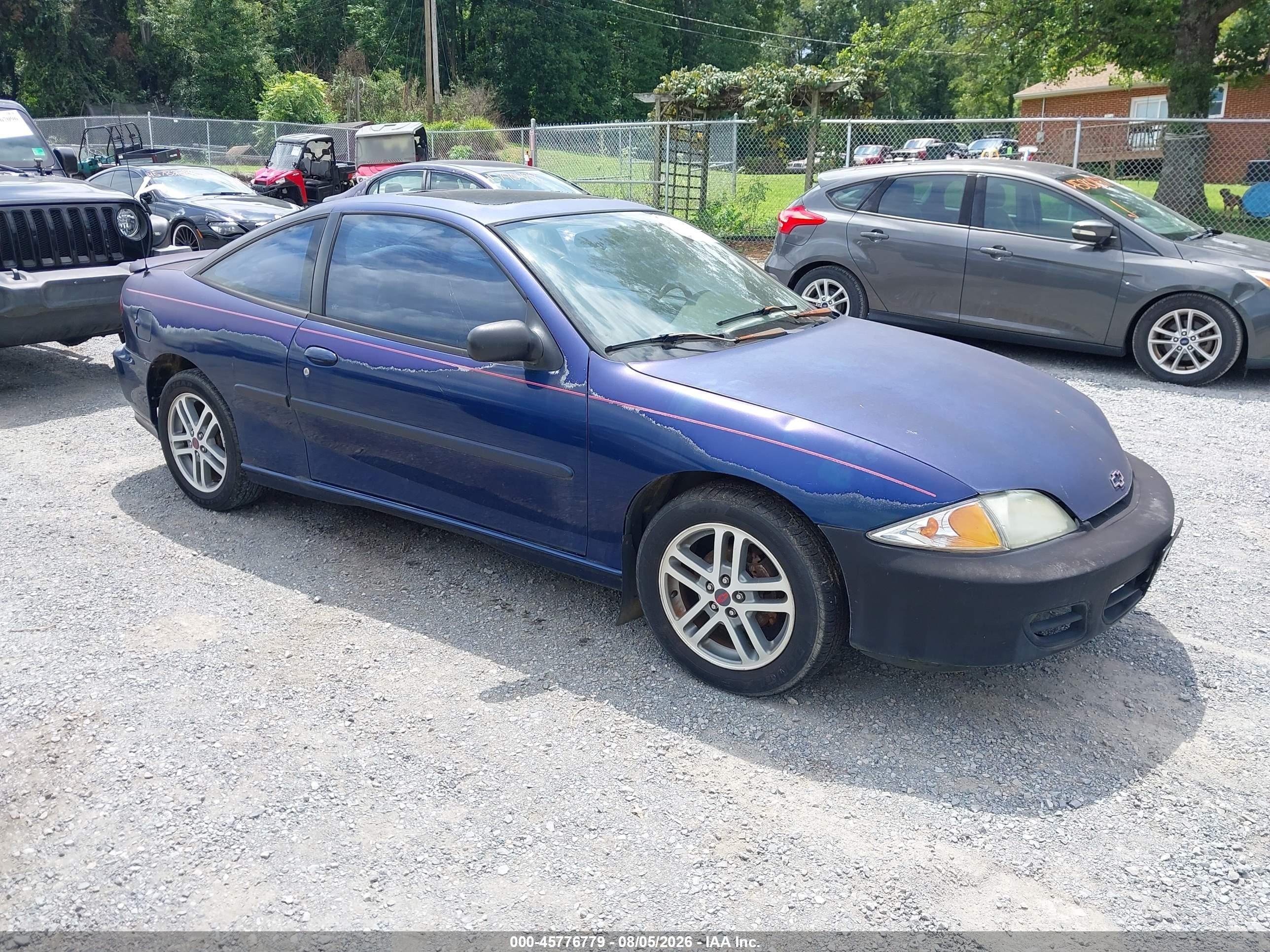 2002 Chevrolet Cavalier   Blue vin: 1G1JC124127293945