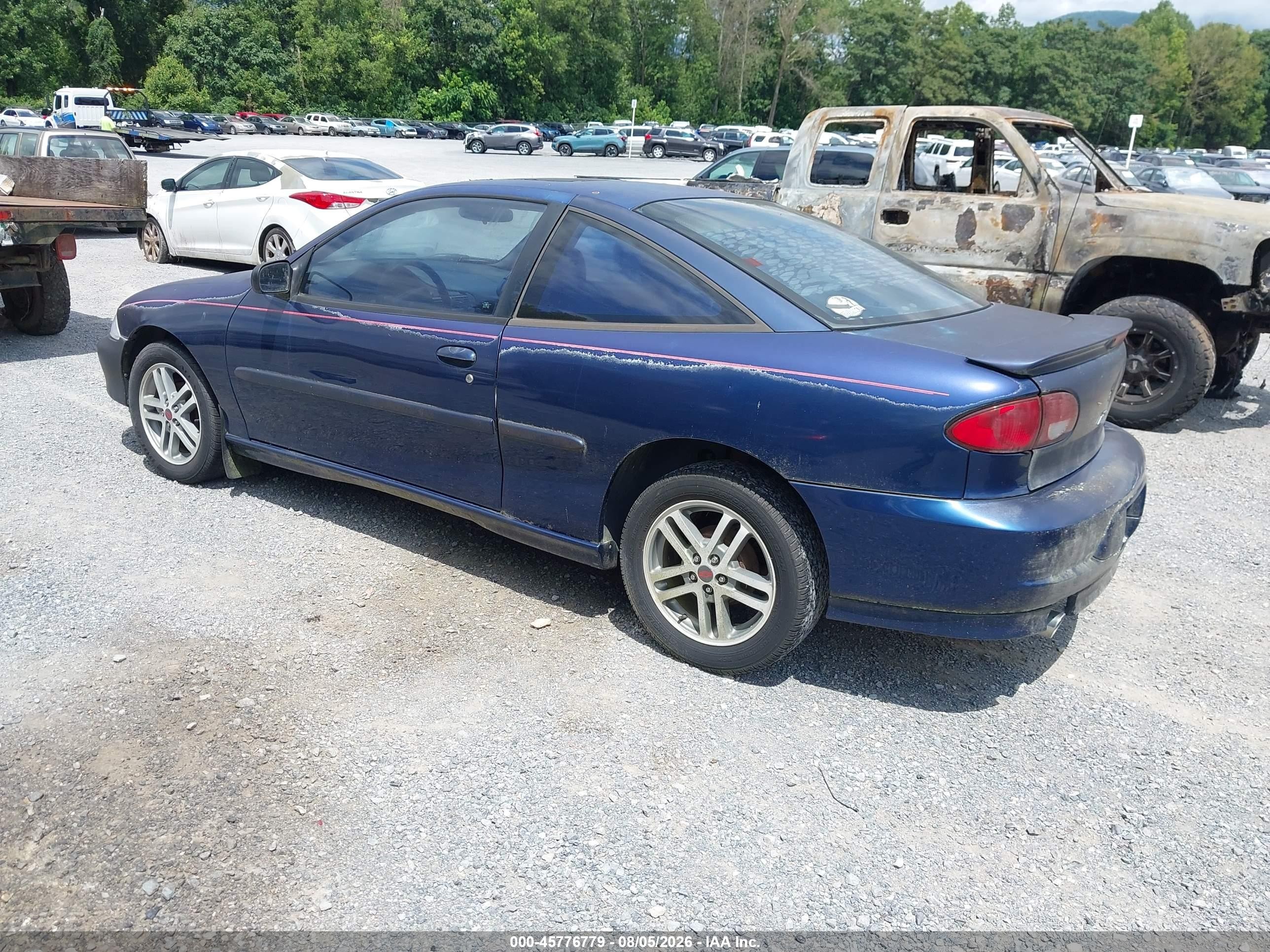 2002 Chevrolet Cavalier   Blue vin: 1G1JC124127293945