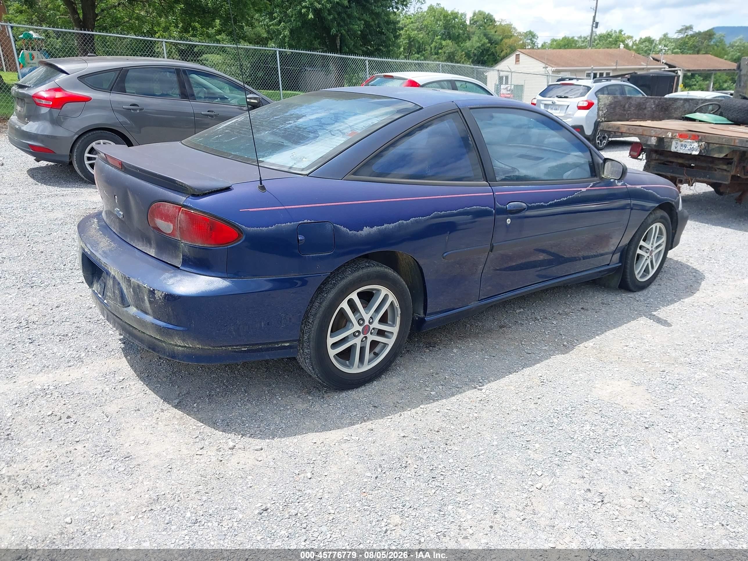 2002 Chevrolet Cavalier   Blue vin: 1G1JC124127293945